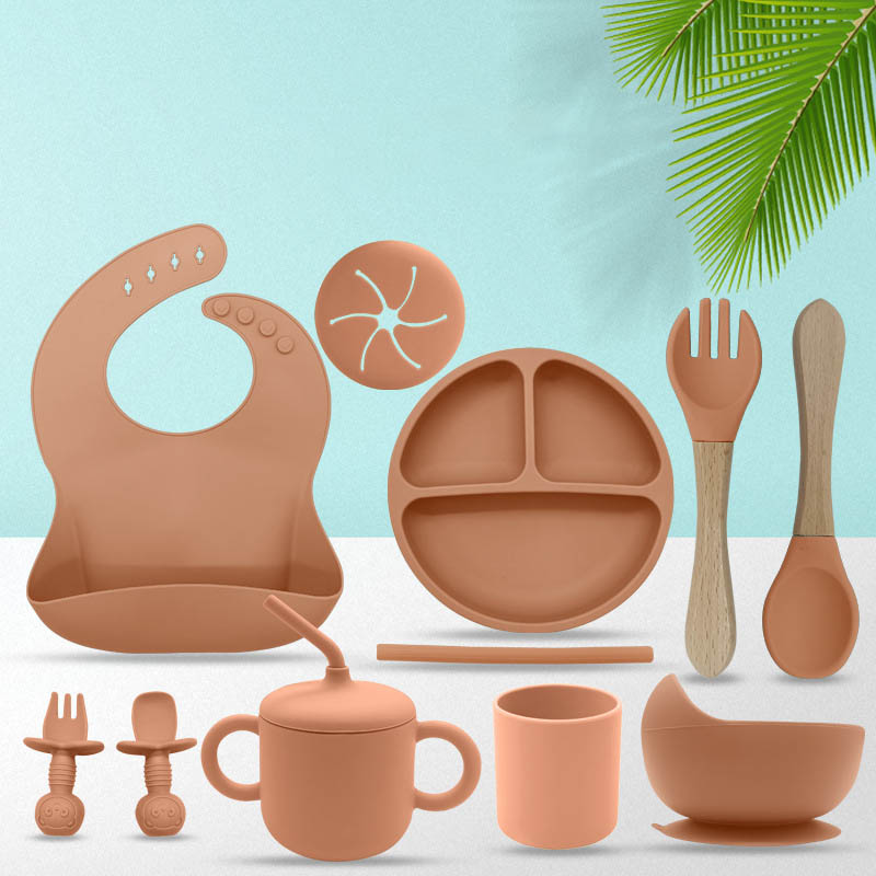 baby silicone feeding set